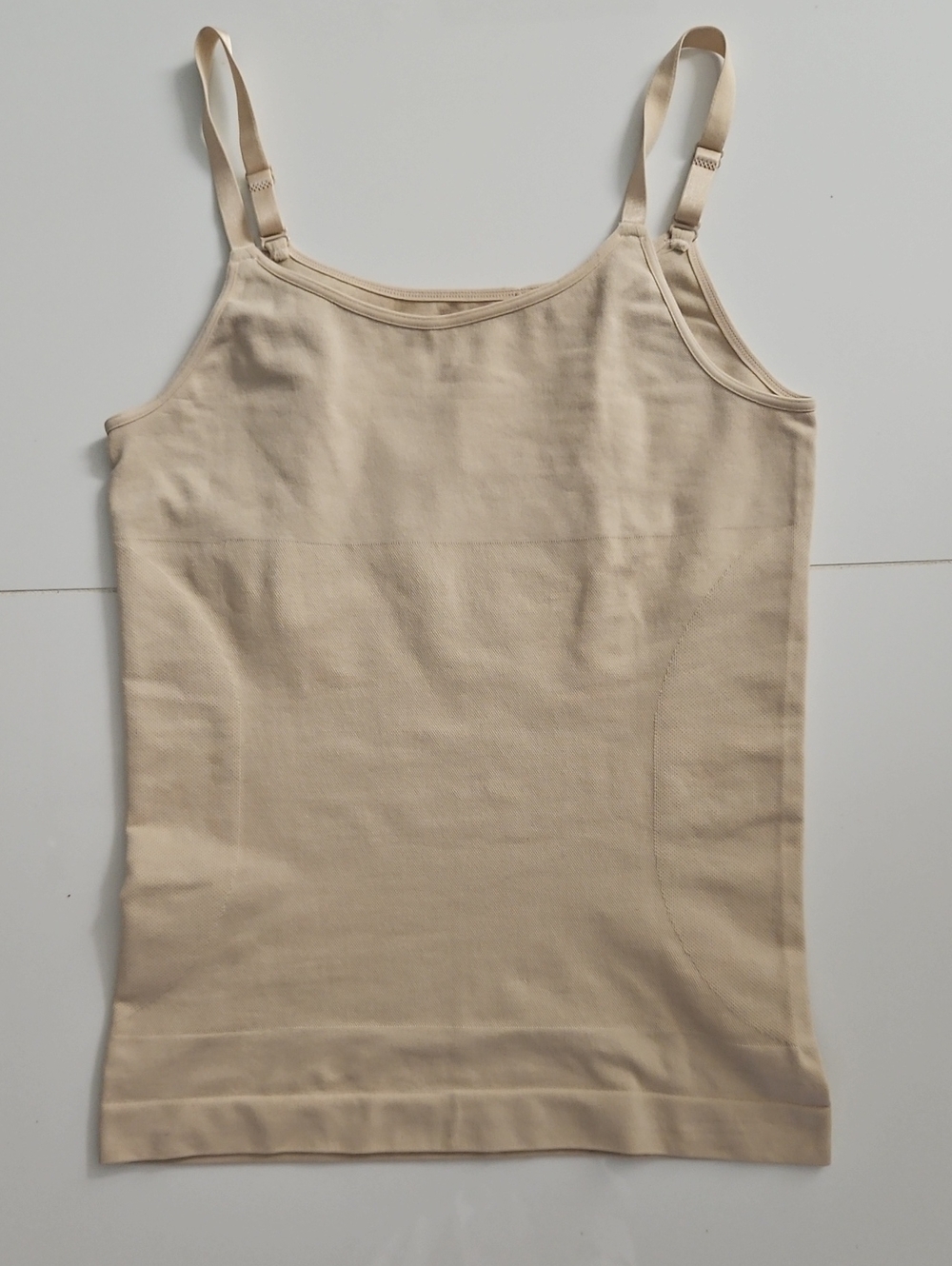 Shapermint Beige Seamless Shaping Camisole - Adjustable Straps